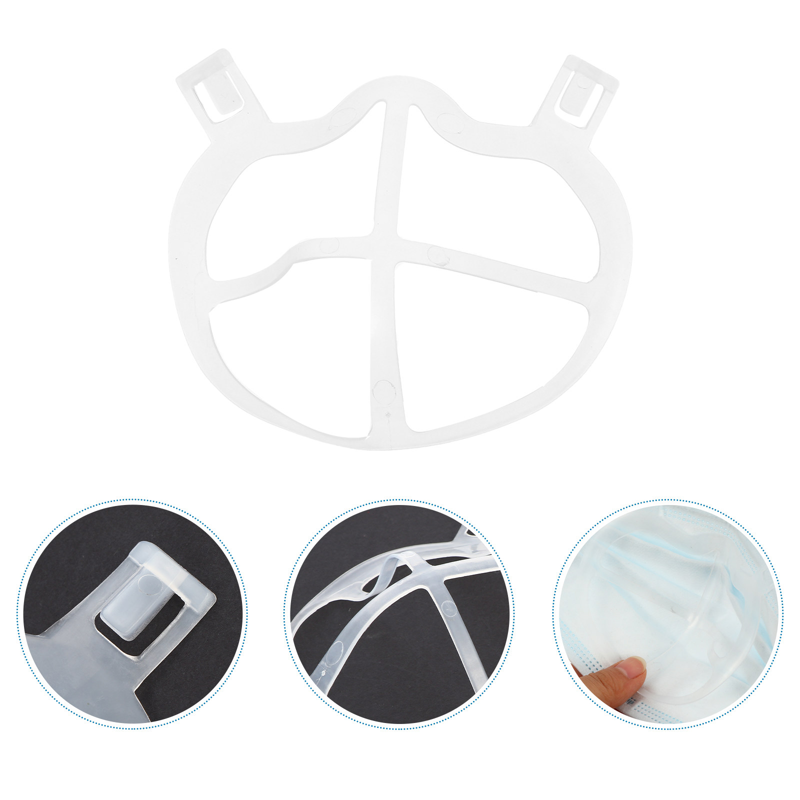Silicone Mask Bracket - 10 قطع من حوامل الأقنعة الخفيفة