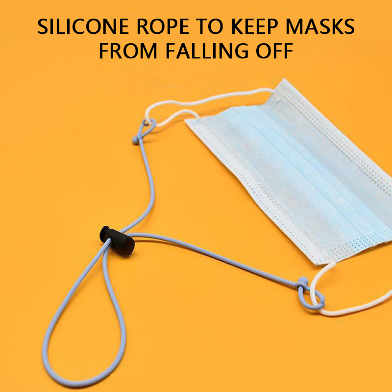 Mask Lanyard Adjustable - حزام سيليكون قابل للتعديل لتمديد قناع
