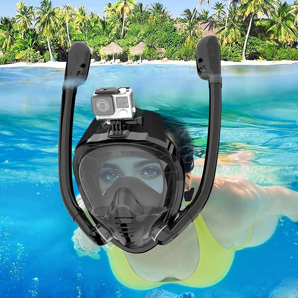 قناع غطس لكامل الوجه 180 ° رؤي - مراجعة Anti Pollution Mask وسعره